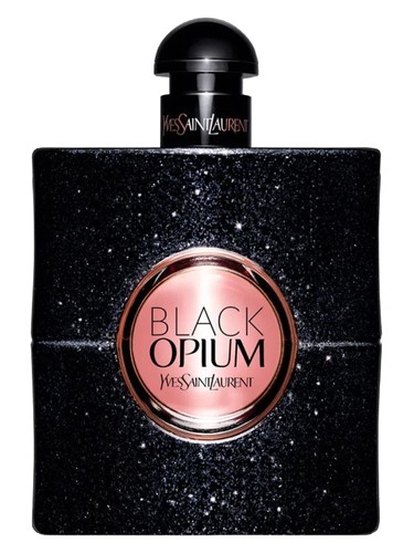 Yves Saint Laurent Black Opium, glittered black bottle
